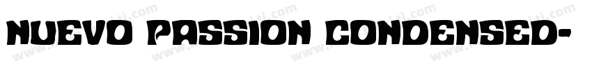 Nuevo Passion Condensed字体转换